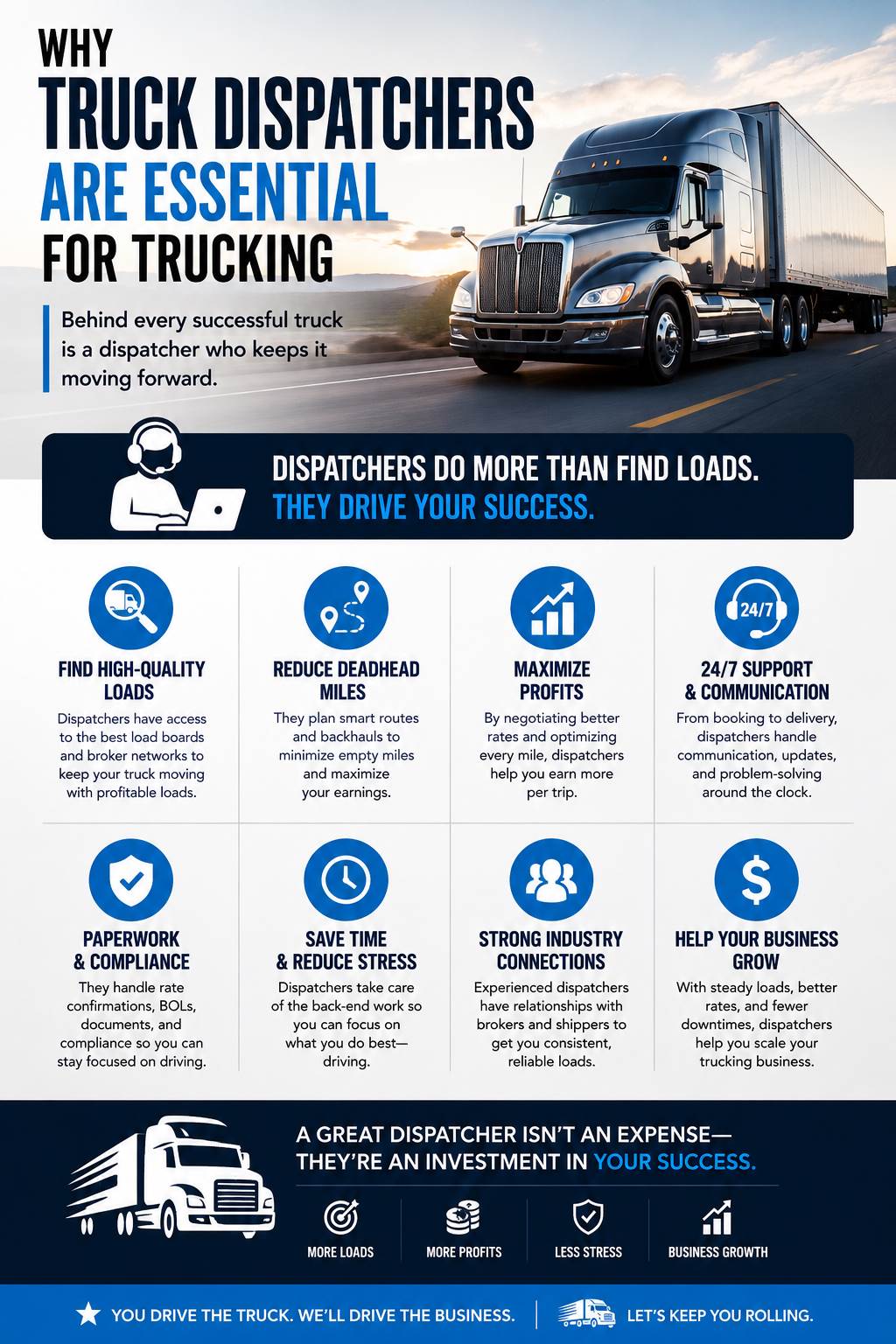 Why Truck Dispatchers Are Essential for a Successful Trucking Business