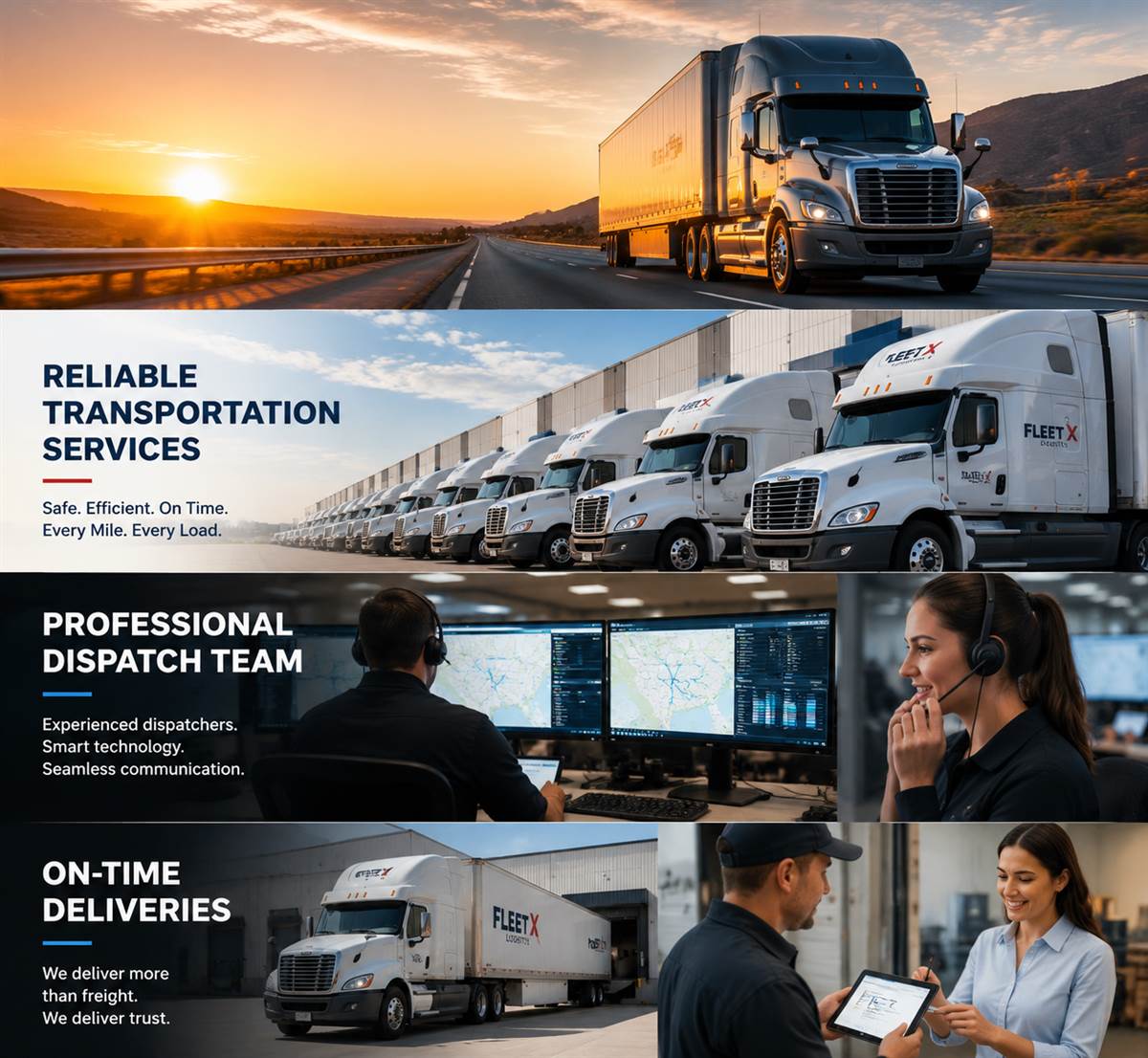 Why Fleet X Logistics Is the Right Partner for Your Transportation Needs 