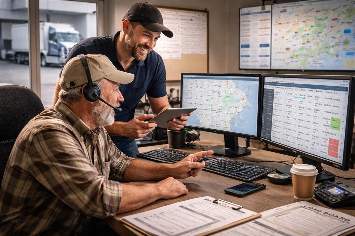 Top 5 Benefits of Working with a Truck Dispatcher for Owner-Operators